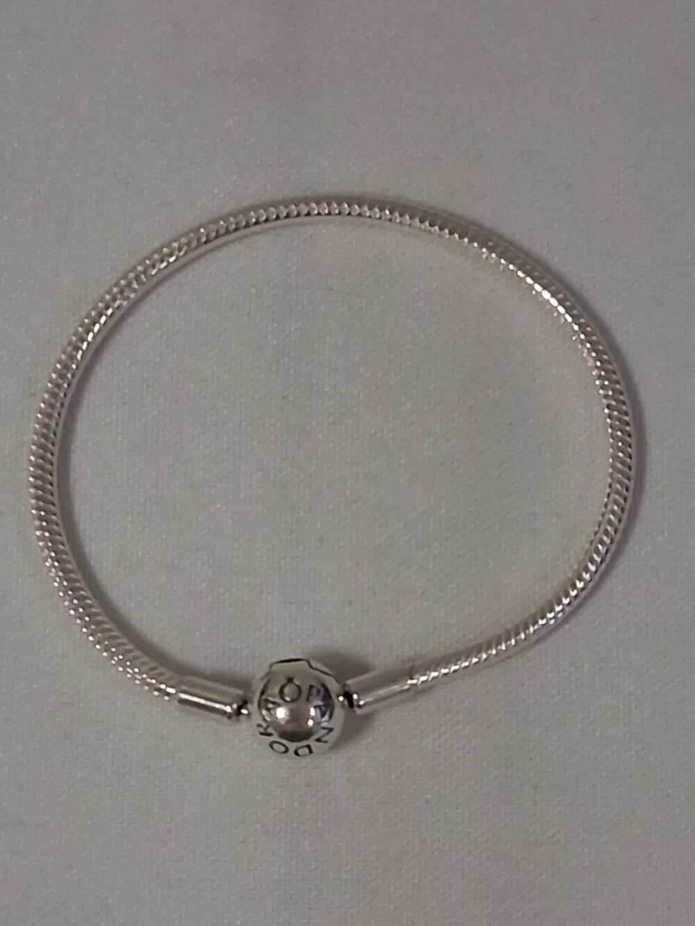 Pandora Moments Snake Chain Bracelet Sterling Silver (Style 590728-18)